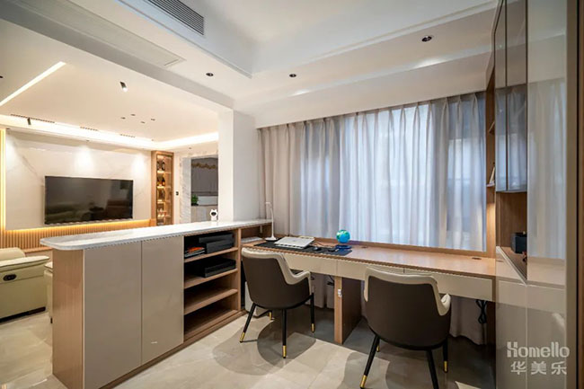 160㎡四居，靈活改動空間布局，工作與生活完美結(jié)合，真的舒適
